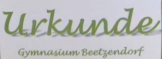 Urkunde